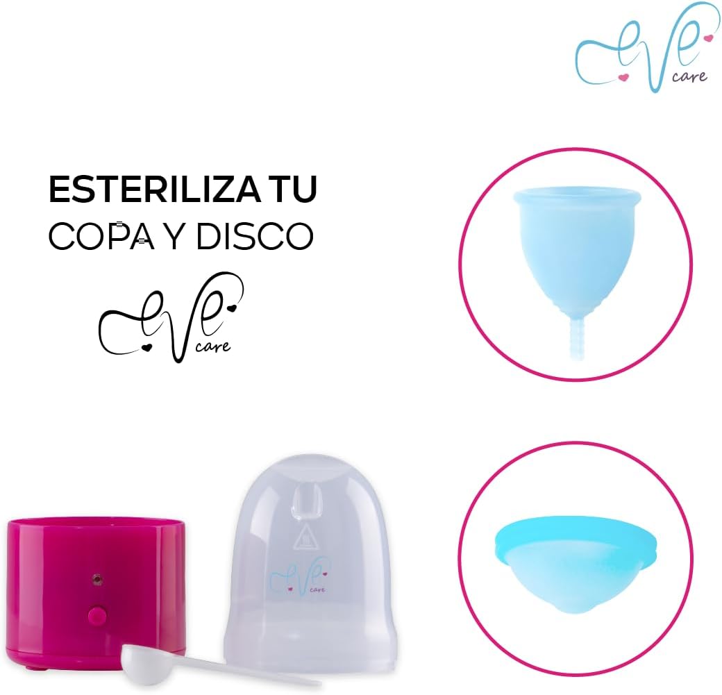 Esterilizador Copa Menstrual Y Disco Menstrual Eléctrico Vapor esterilizador