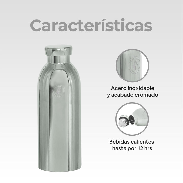 Botella Térmica para Café y Agua de acero inoxidable portatil