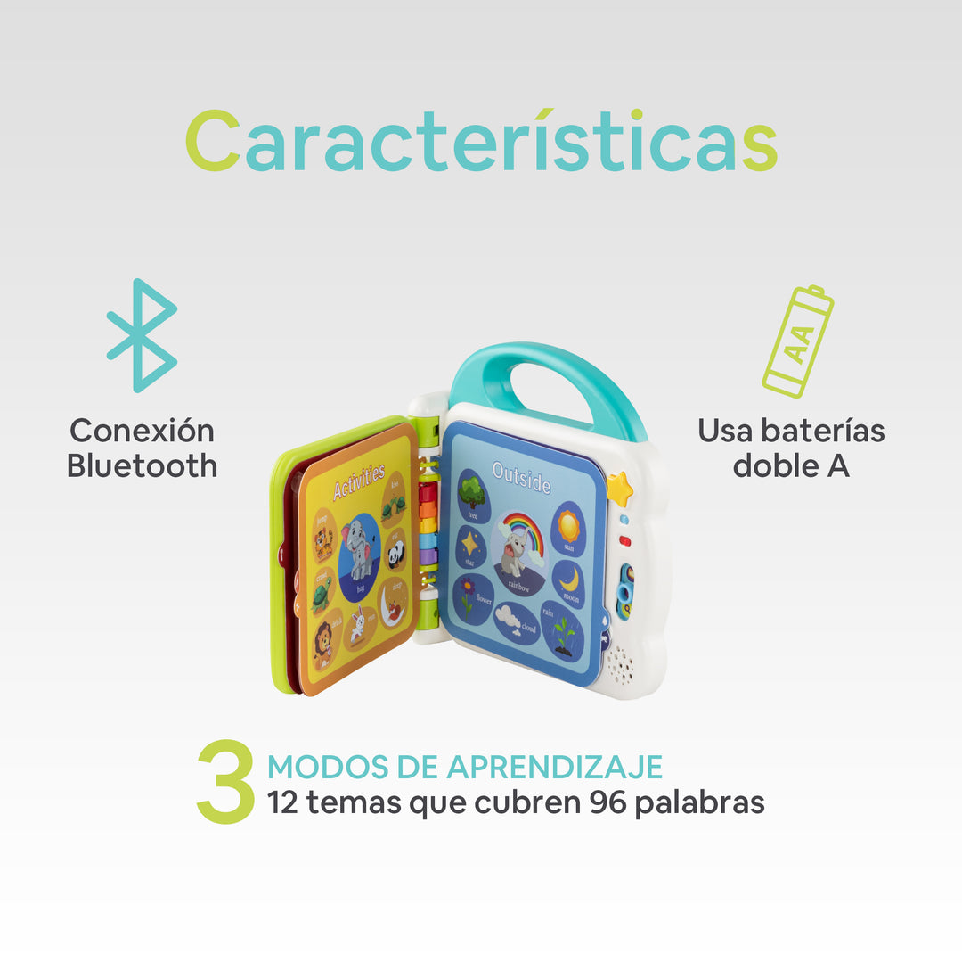 Libro Electrónico Inteligente de Aprendizaje en Inglés para niños