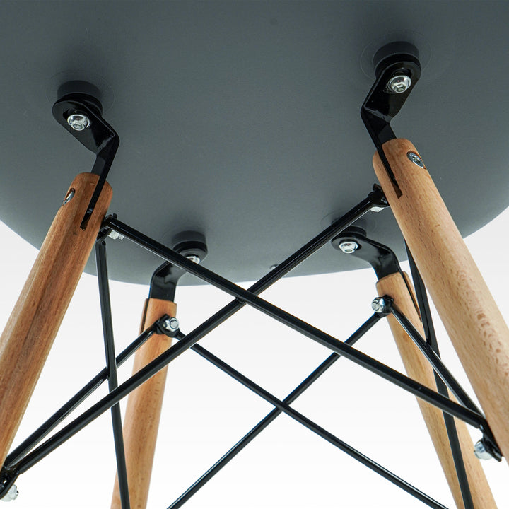 Silla Replica Eames Vessel Ergonómica para Comedor estilo Moderno - Diseño Fácil Limpieza Set de 4 piezas