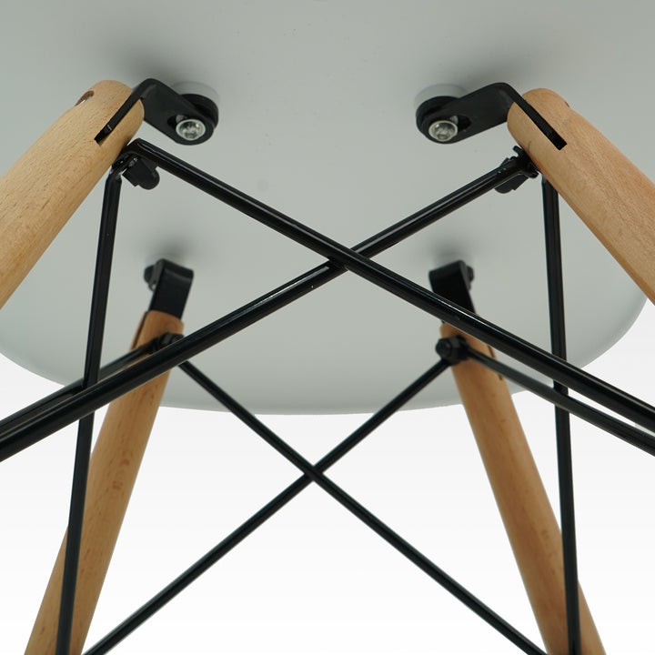 Silla Replica Eames Vessel Ergonómica para Comedor estilo Moderno - Diseño Fácil Limpieza Set de 4 piezas