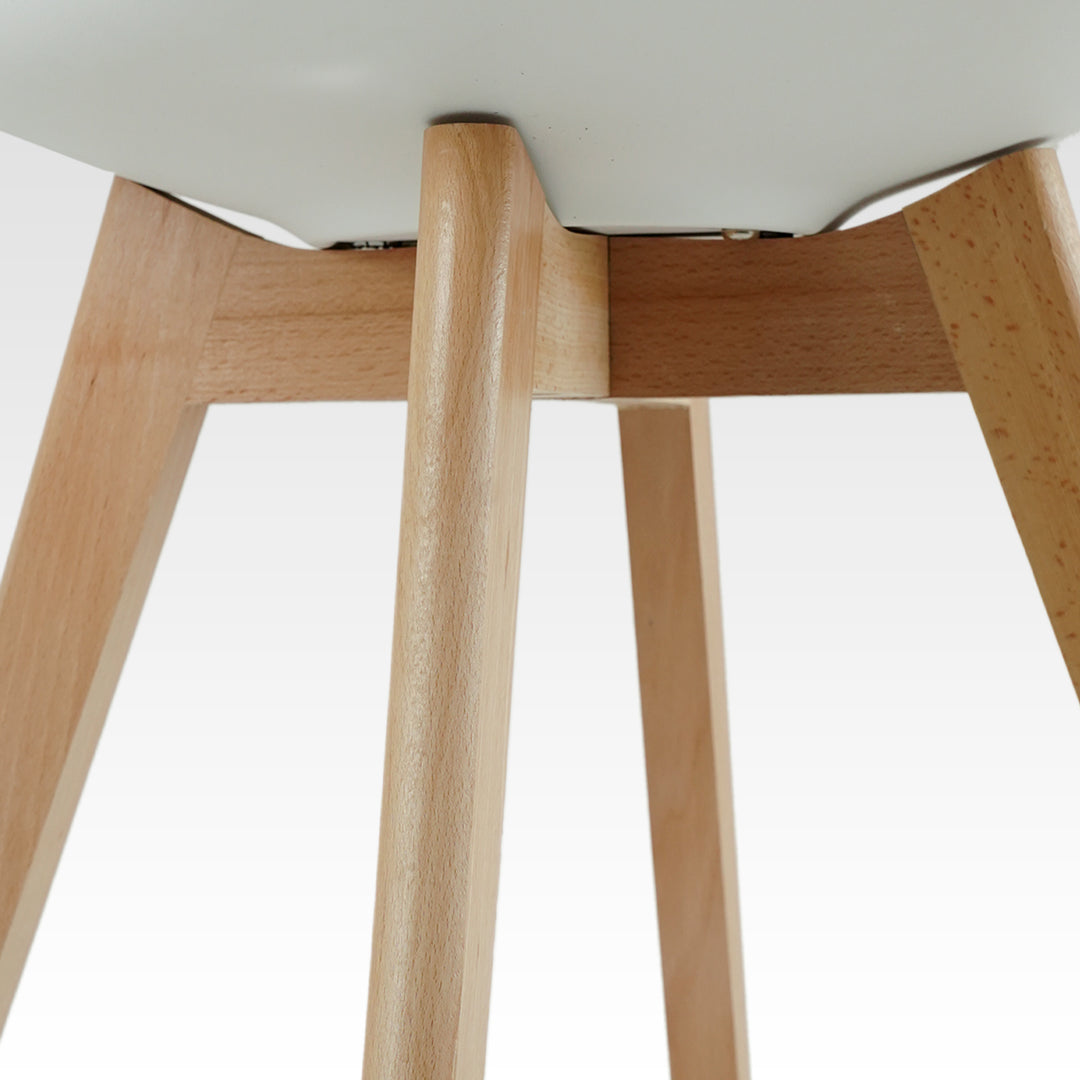 Silla Eames Pedestal con Diseño Moderno - Asientos con Estilo Contemporáneo Set de 4 piezas