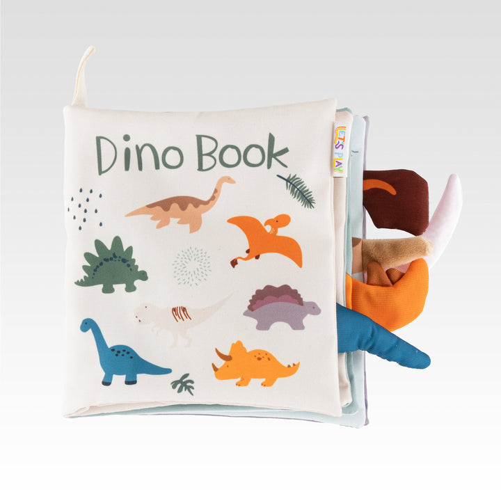 Libro Sensorial de Dinosaurios para la Estimulación de Bebés